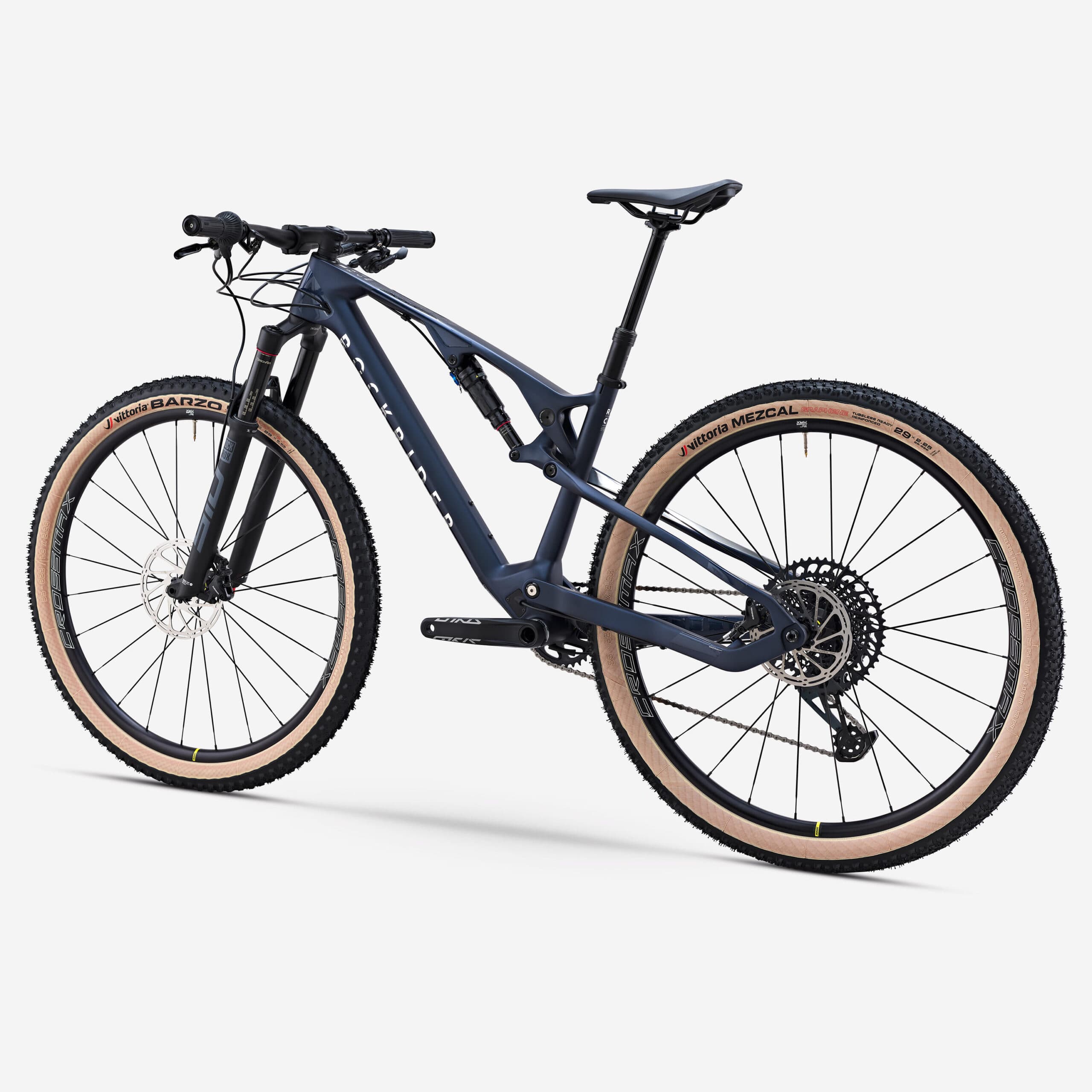 Vélo vtt xc crosscountry race 900 s bleu – cadre full carbone – GX roues alu - S