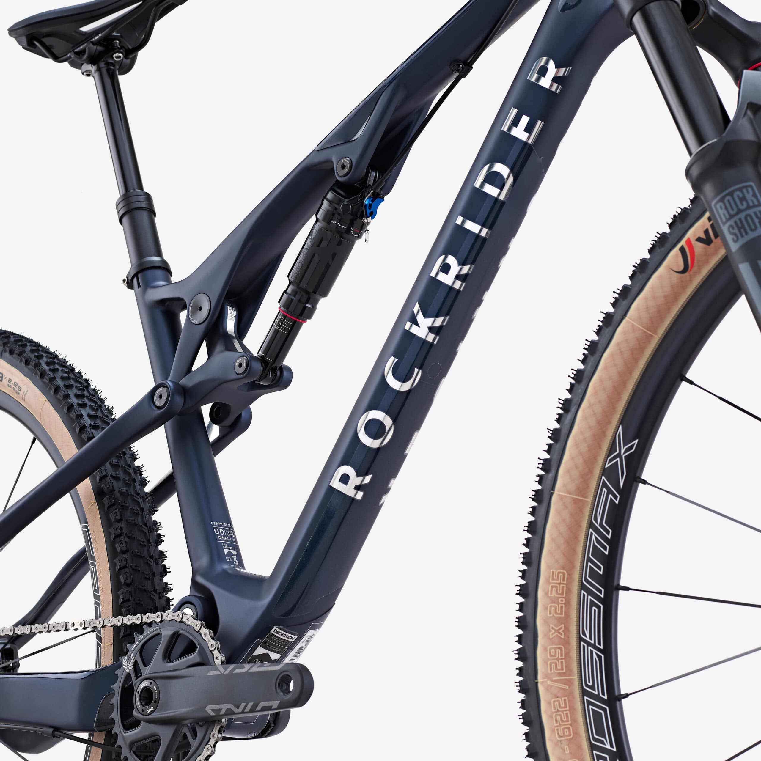 Seconde vie – Vélo vtt xc crosscountry race 900 s bleu – cadre full carbone -… - Standard