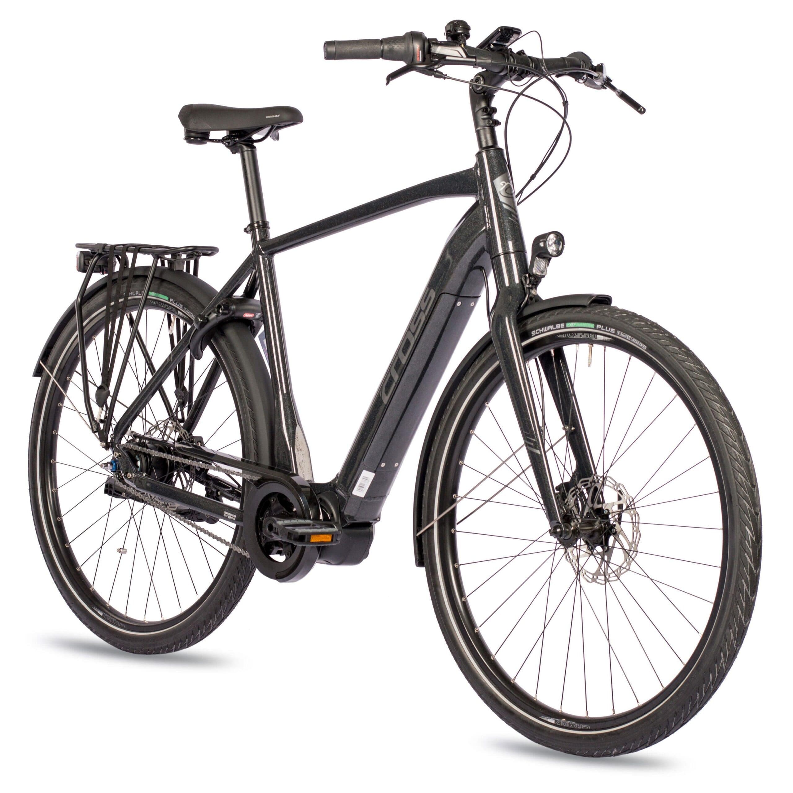28″ VÉLO ÉLECTRIQUE POUR HOMMES NOVA CITY SHIMANO STEPS E-6100, 504WH, 8 - S
