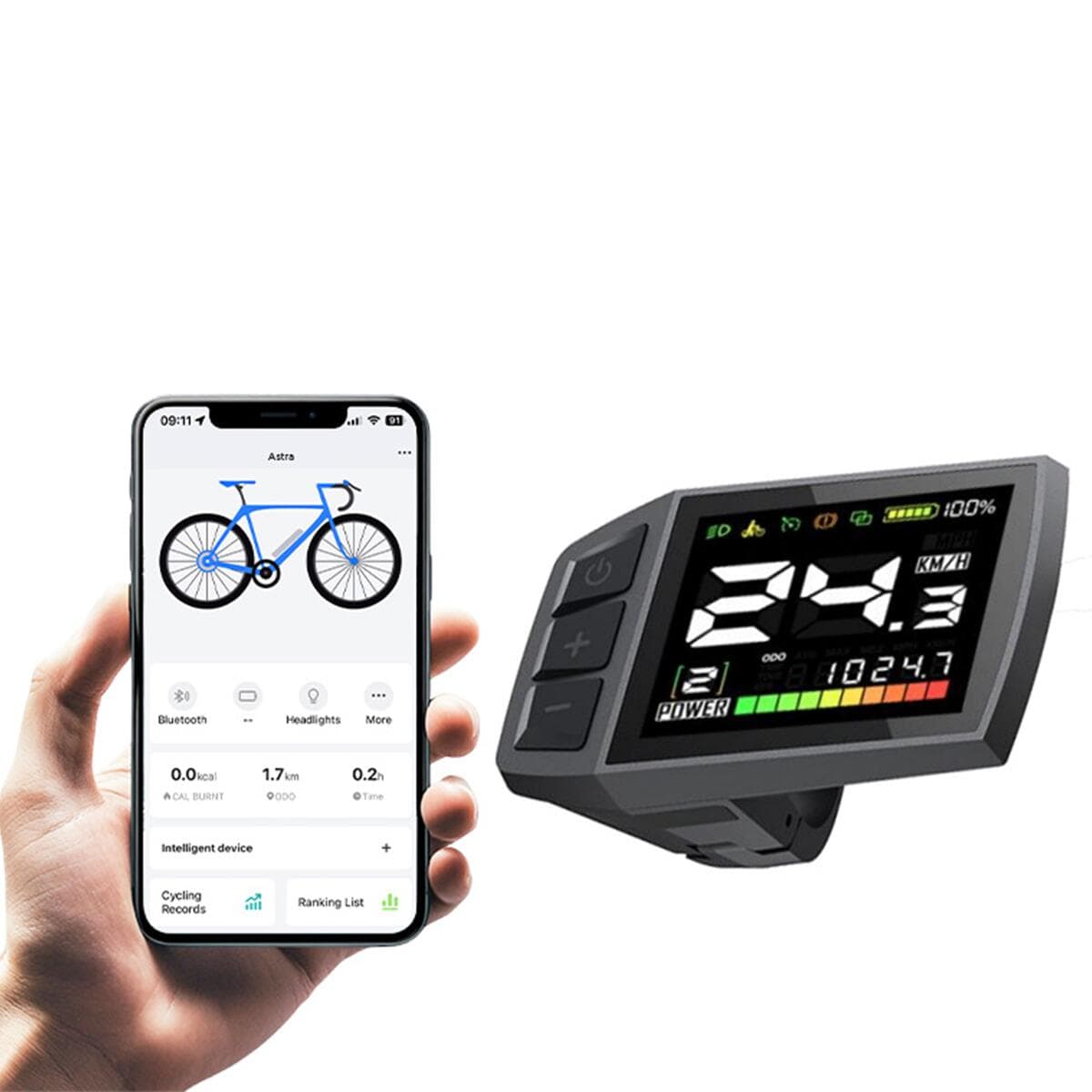 Vélo électrique adulte JOBOBIKE Astra 250 W, batterie 36 V 15 Ah - S