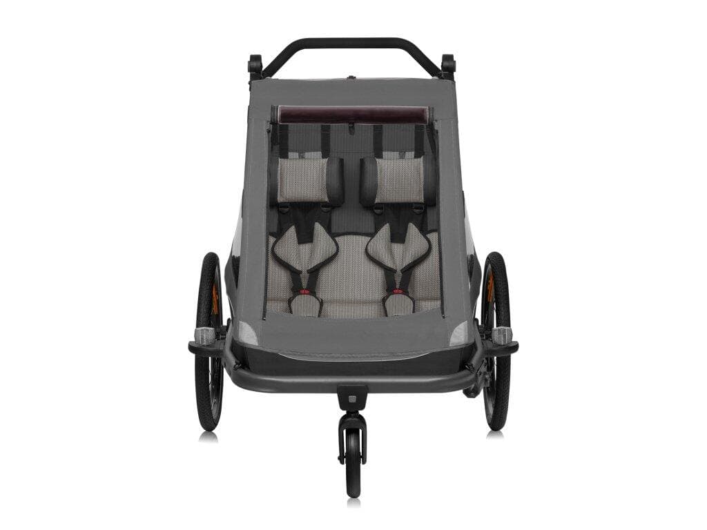 Remorque Vélo et Poussette Lionelo Cama 2 en 1 Suspension SIQ 2 Enfants