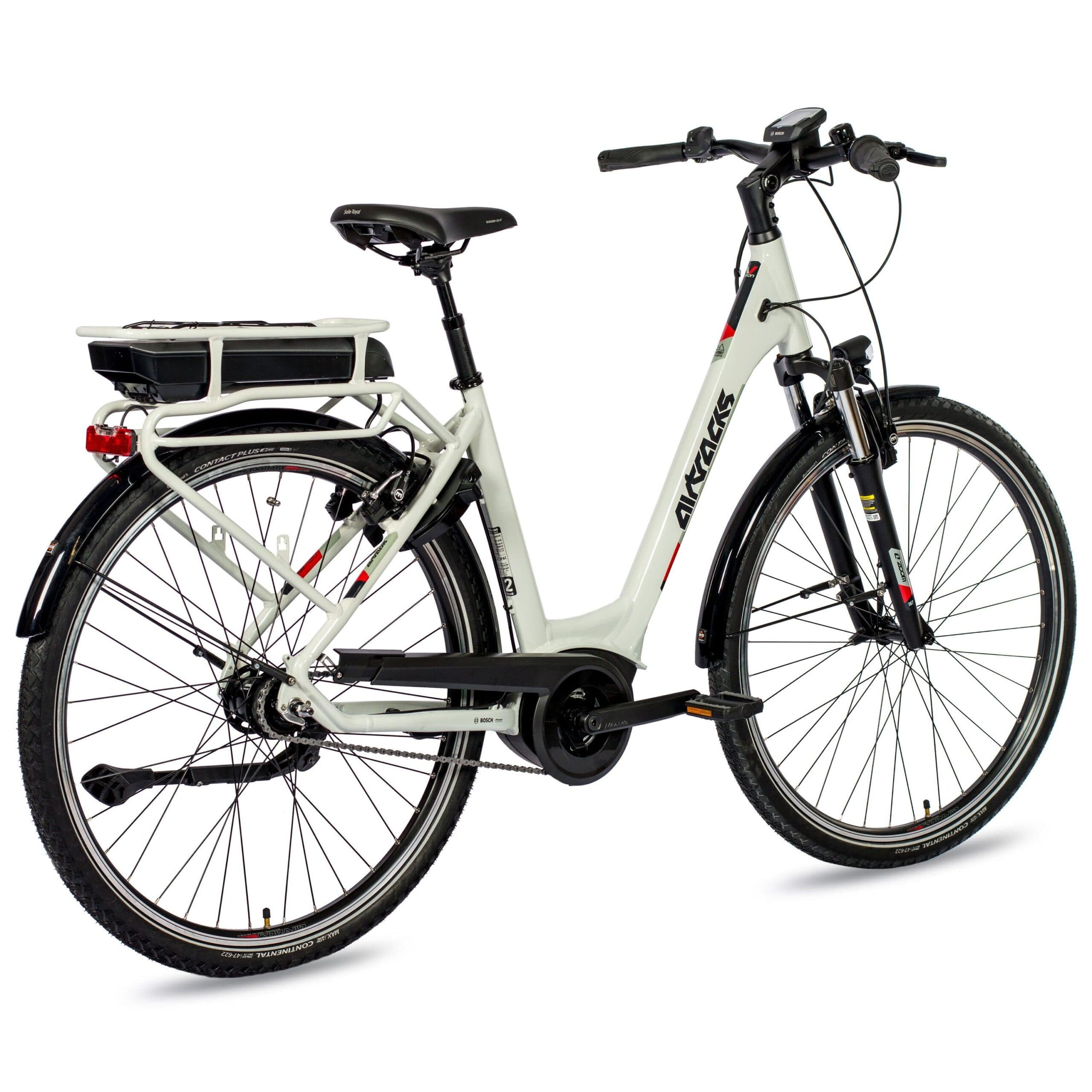 28″ VÉLO DE VILLE ÉLECTRIQUE V-TRON RACK BOSCH ACTIVE LINE 400WH 7 VITESSES - XL