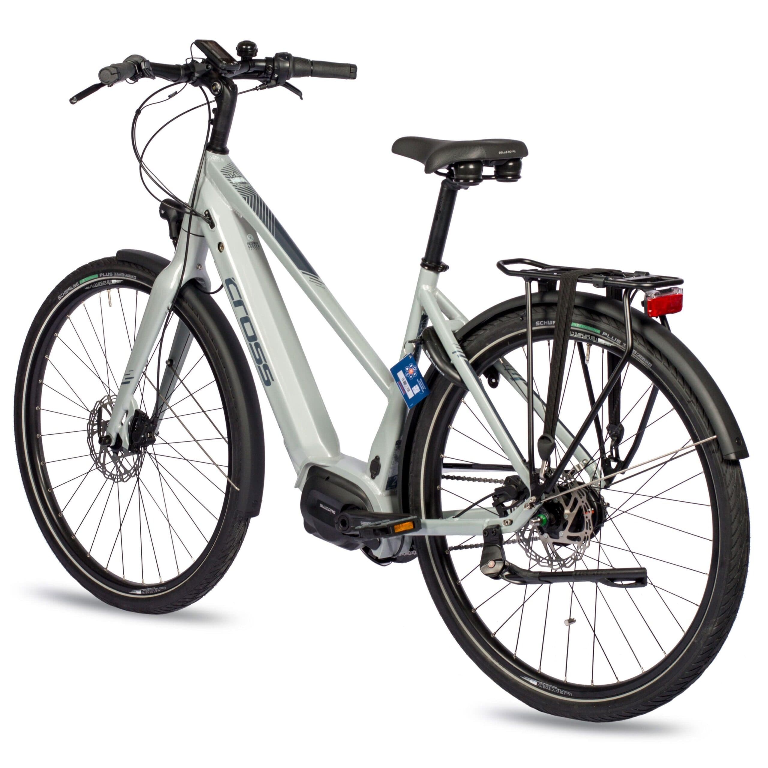 28″ Vélo électrique pour femmes NOVA CITY SHIMANO STEPS E-6100, 504Wh, 8 - S