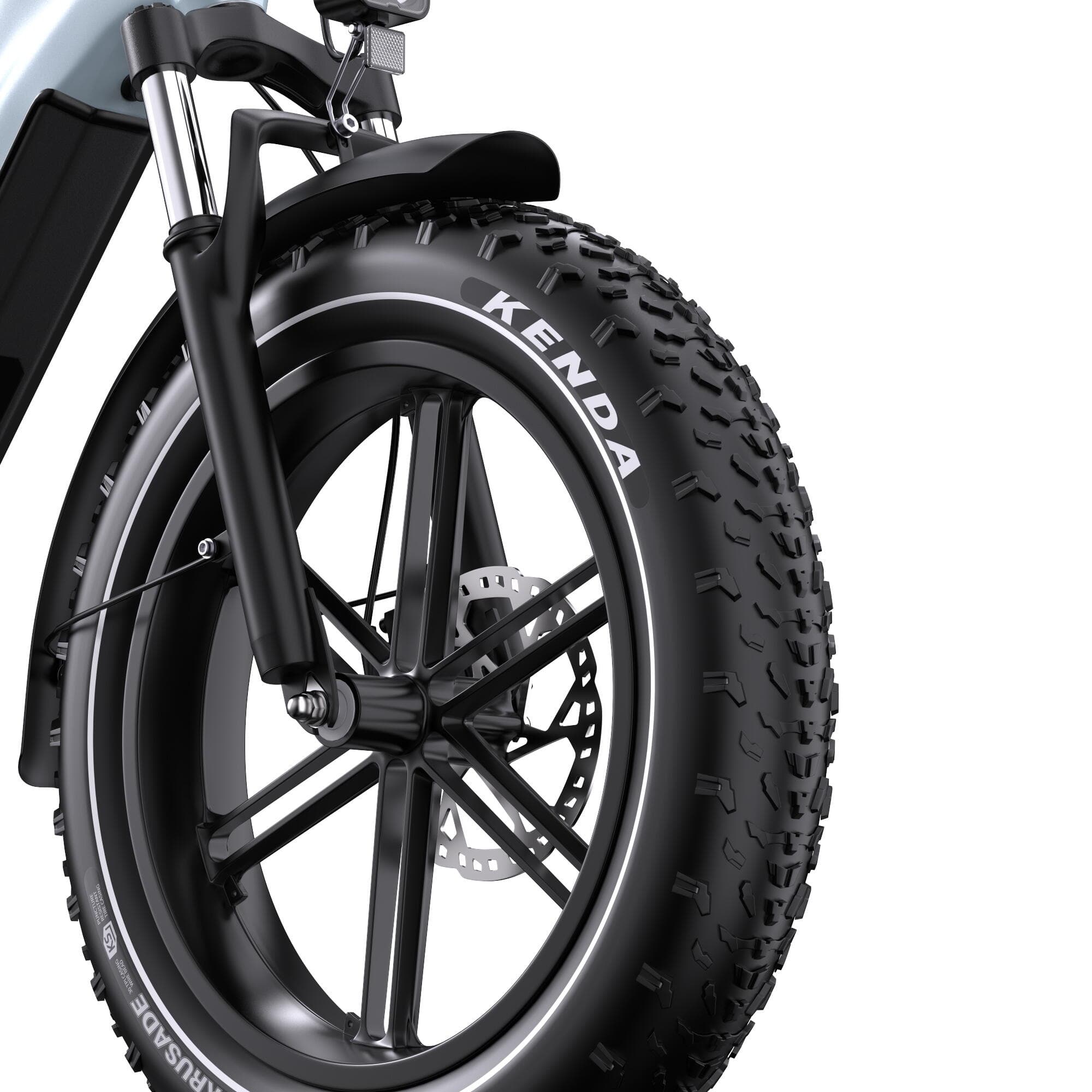 Vélo Électrique VAE YOLOWAY 20″Blanc-Batterie amovible 36V/12.5AH-Moteur 520W-Shimano 7 Vitesses-VTT Ville E-Bike-Autonomie 50-90km - M