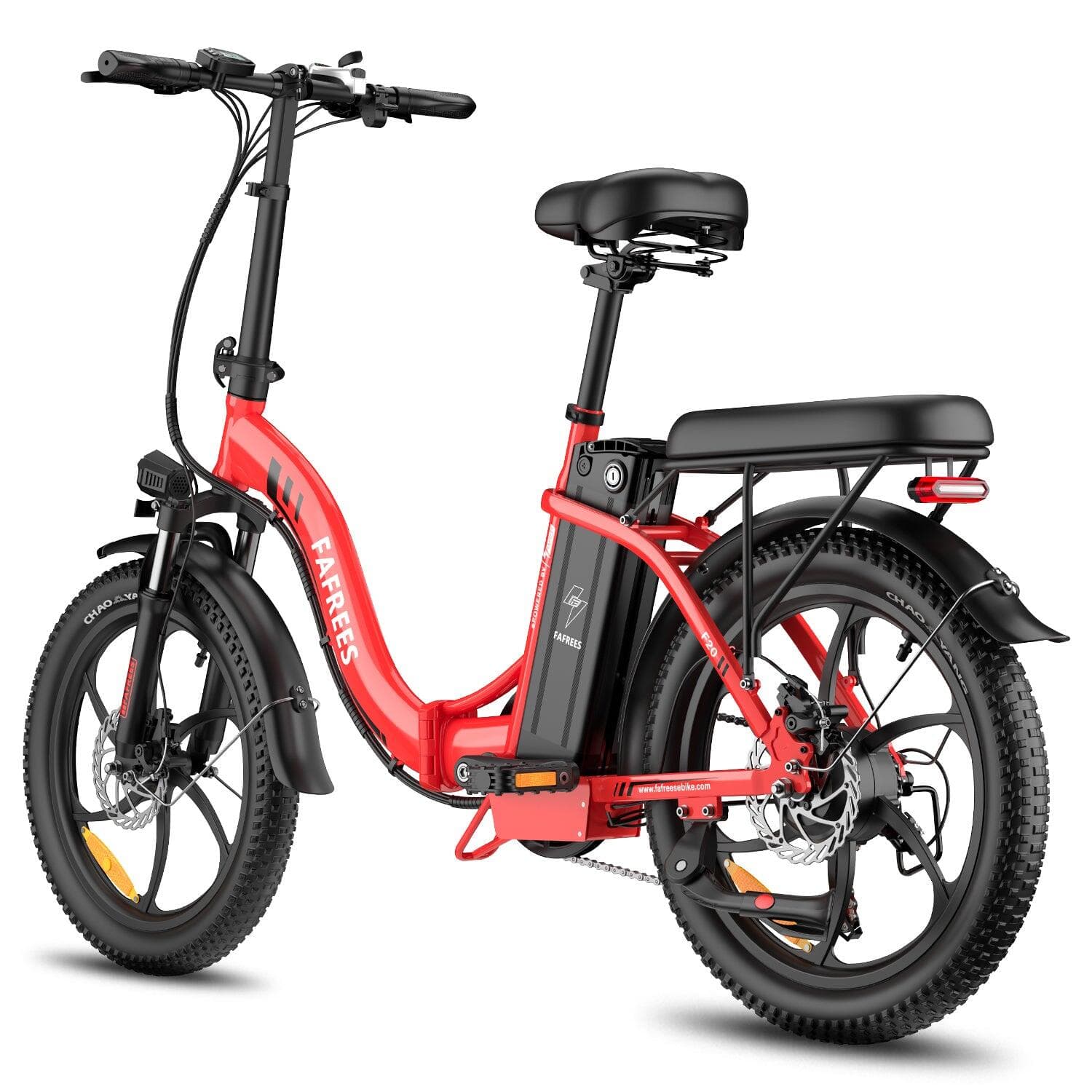 FAFREES F20 Vélo Électrique 250W 36V18Ah 20″ Rouge - Standard