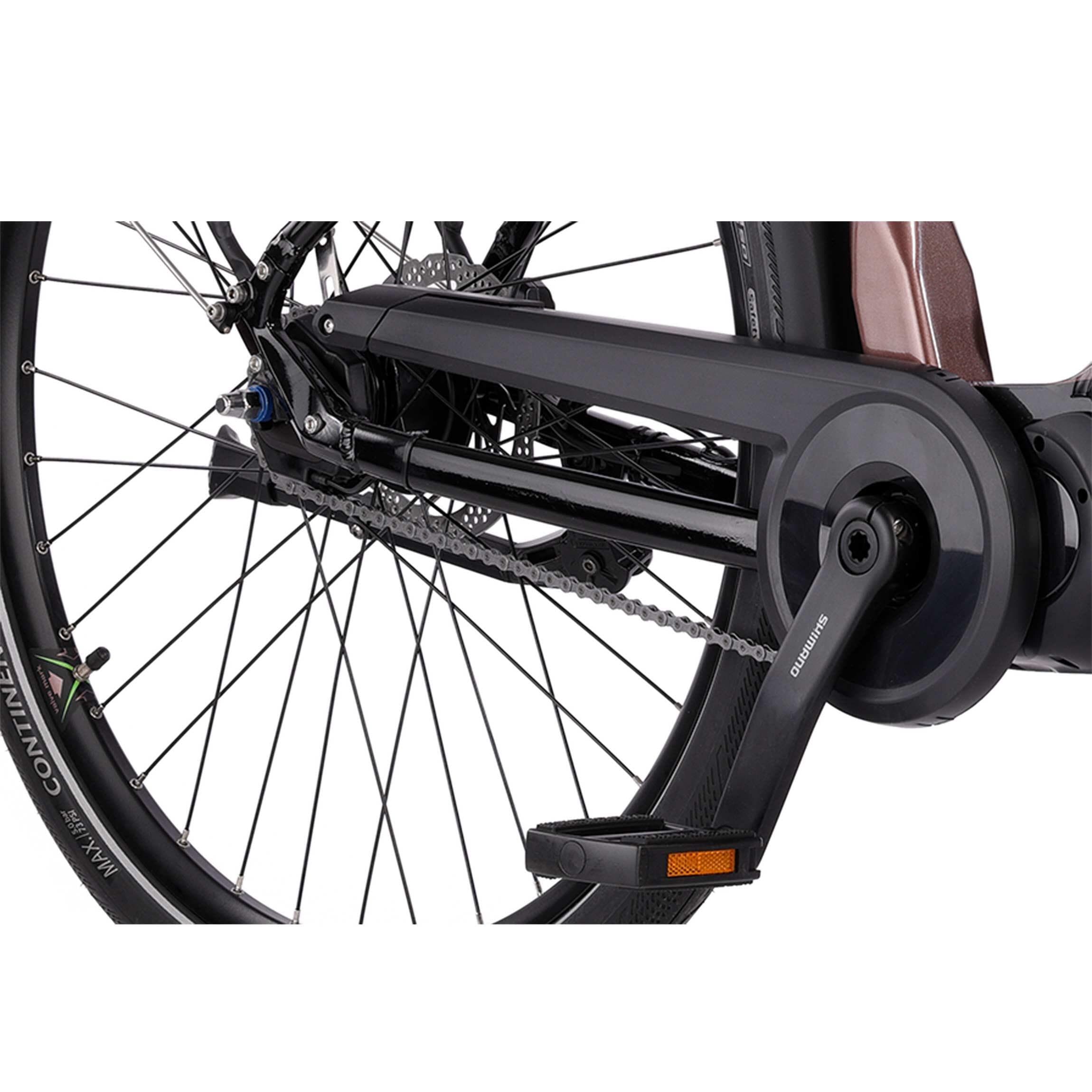 28″ vélo de ville électrique femme e-Touring 11.7 SHIMANO STEPS E 6100 504 Wh 5 - M