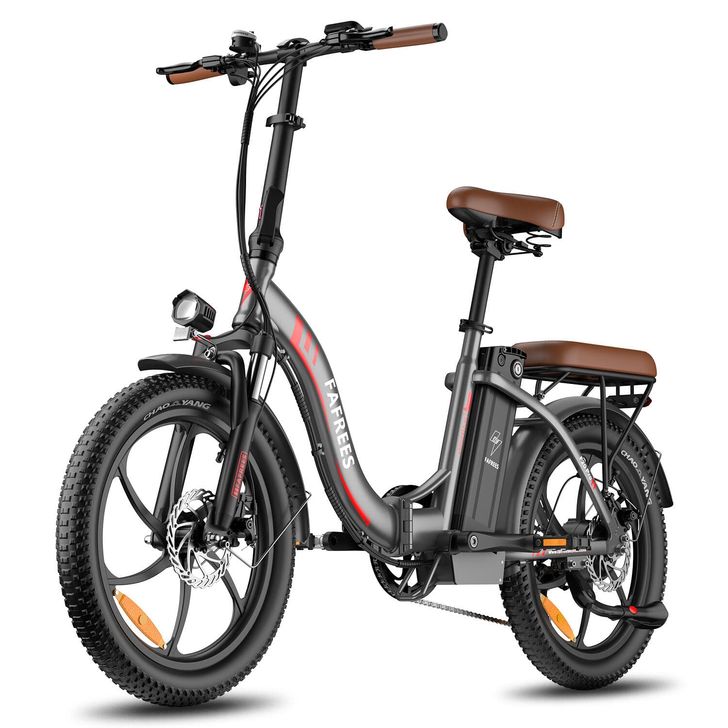 Vélo électrique pliant FAFREES F20 Pro avec batterie 20 Ah et 7 vitesses - XL