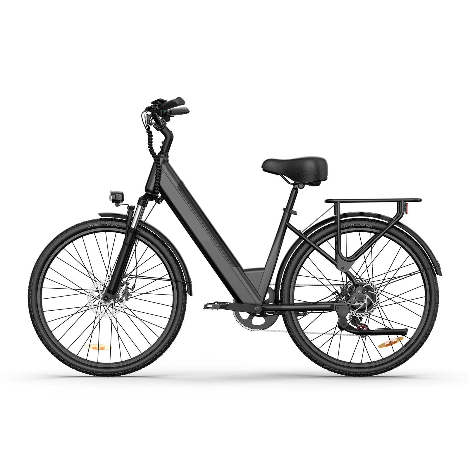 Vélo électrique urbain URLIFE E26 avec batterie amovible 48 V 10,4 Ah - M