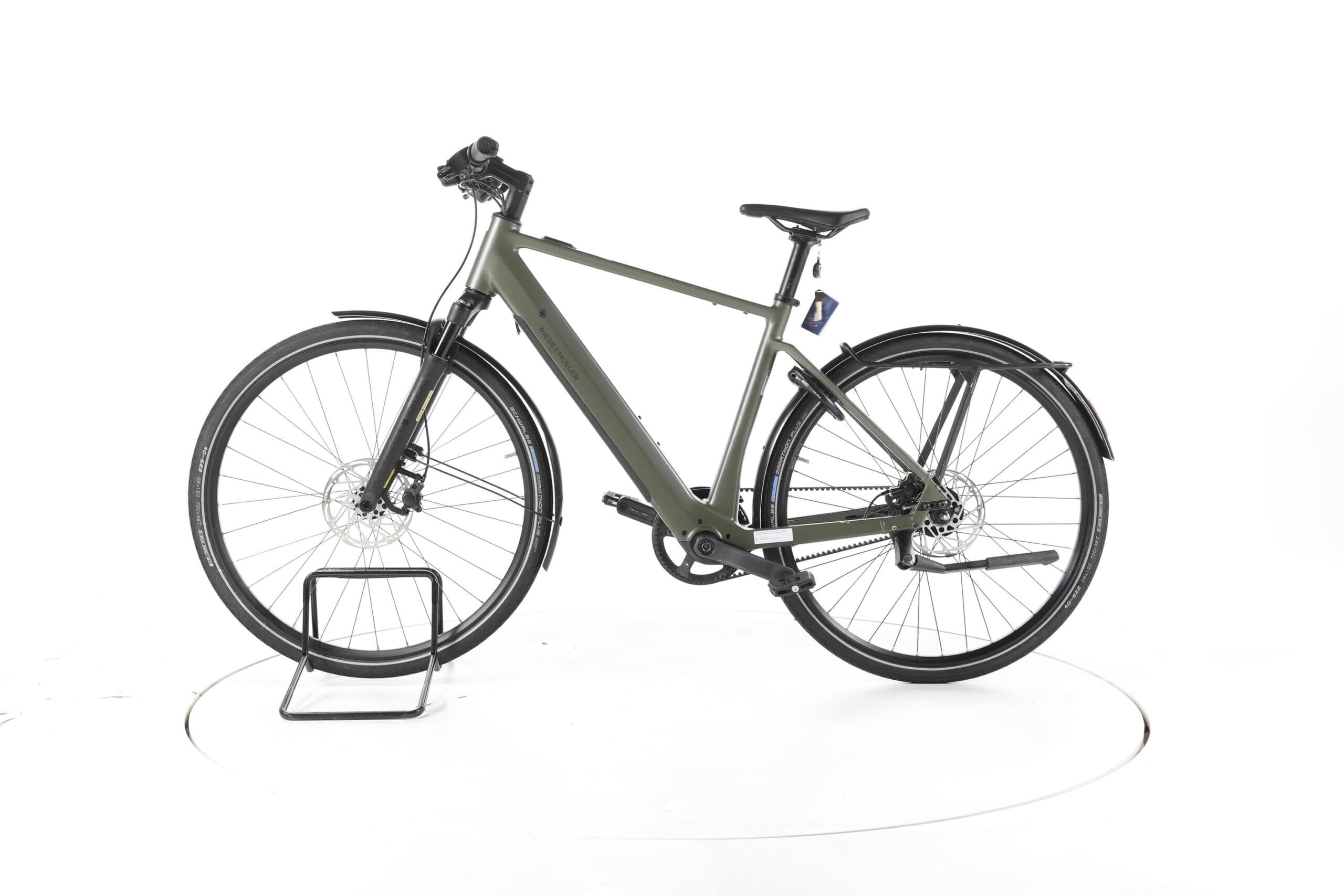 Vélo ville 28’’ ALIZEE type VTC avec cadre aluminium, 7 vitesses et équipement city complet - XL