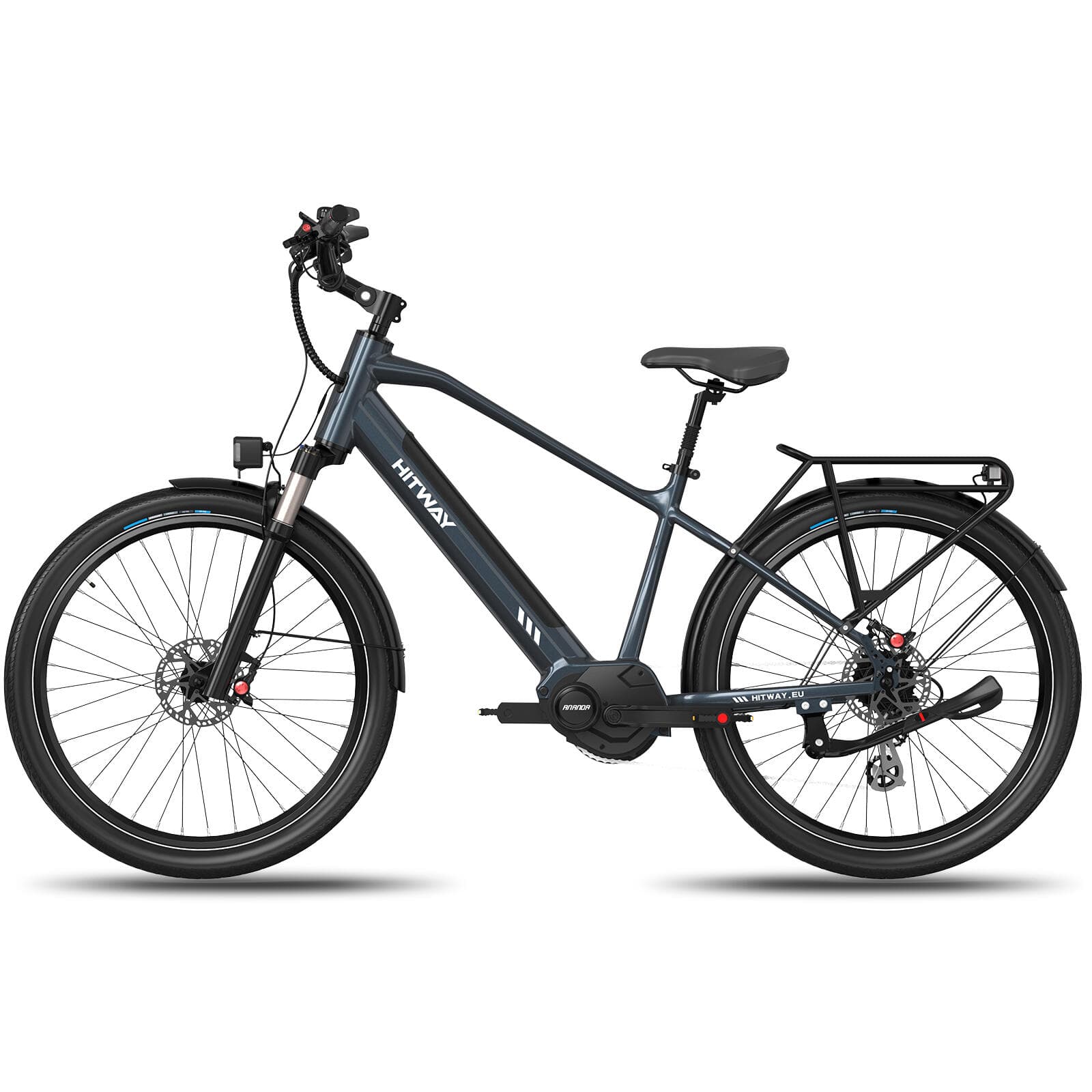 Vélo électrique de ville moteur central 75nm gps antivol bk33 - M