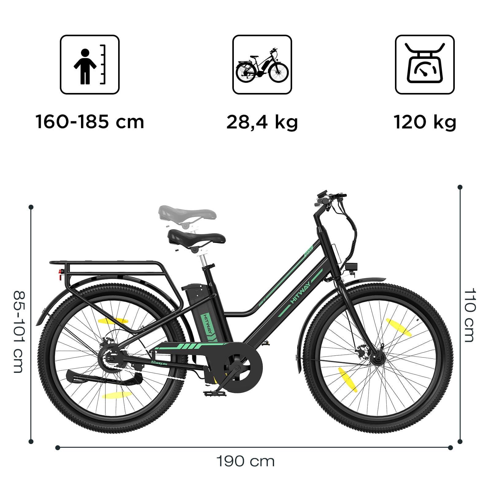 Vélo BMX – Radio – Revo – Noir – Enfant – Cadre en acier robuste