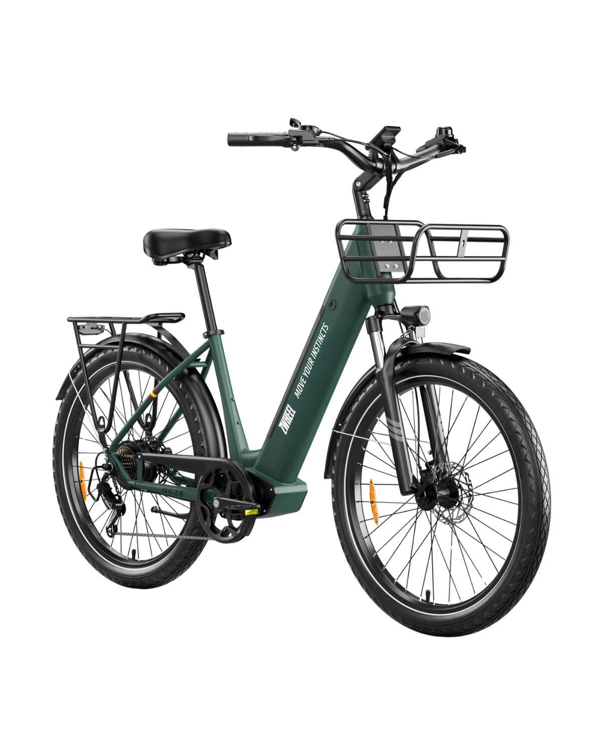 Vélo électrique pliable ZWheel Urban Realm, 250W, 45 Nm, 13.5Ah, 130 km, vert - S