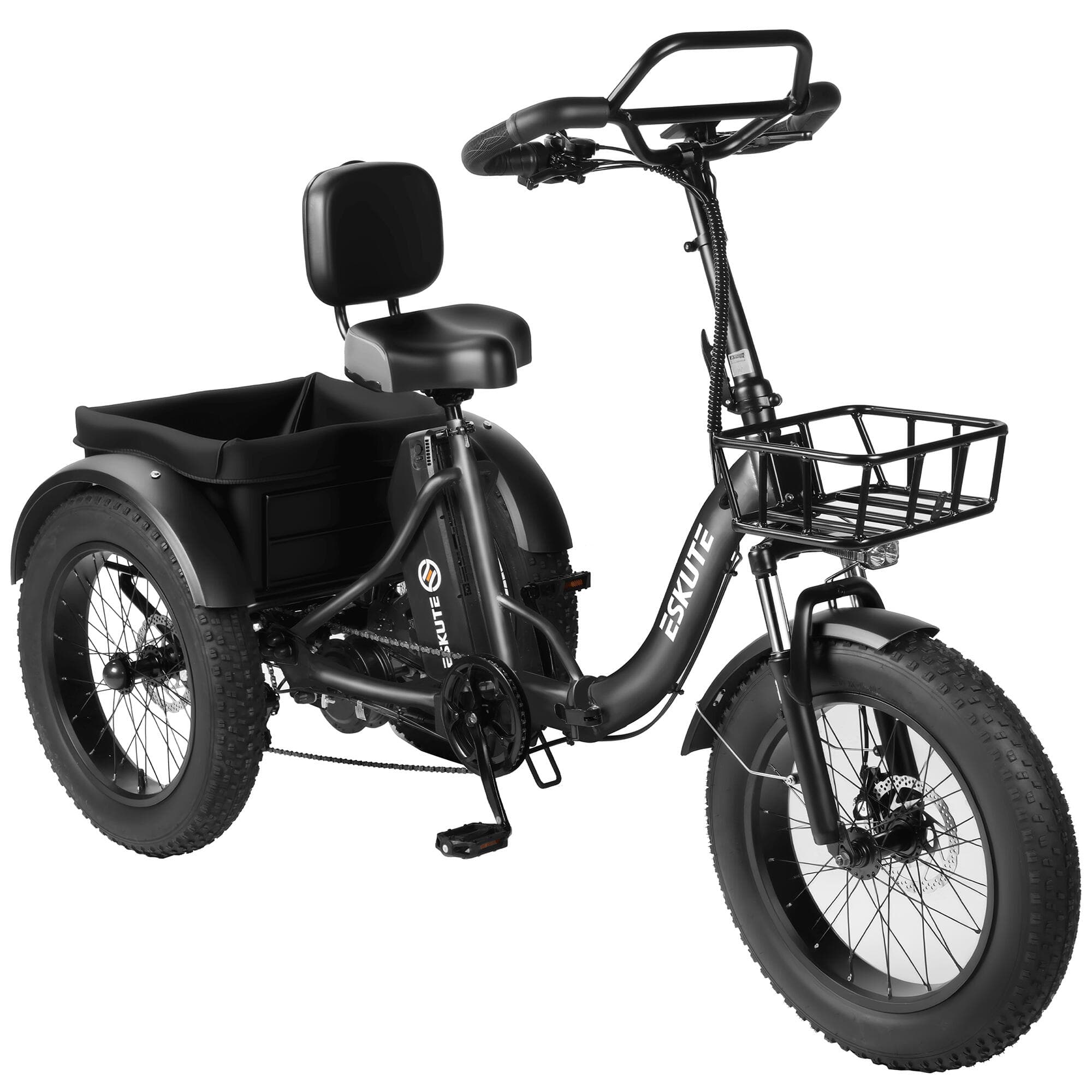 Tricycle cargo électrique ESKUTE T302 Pro, batterie 48 V 20,8 Ah - XL
