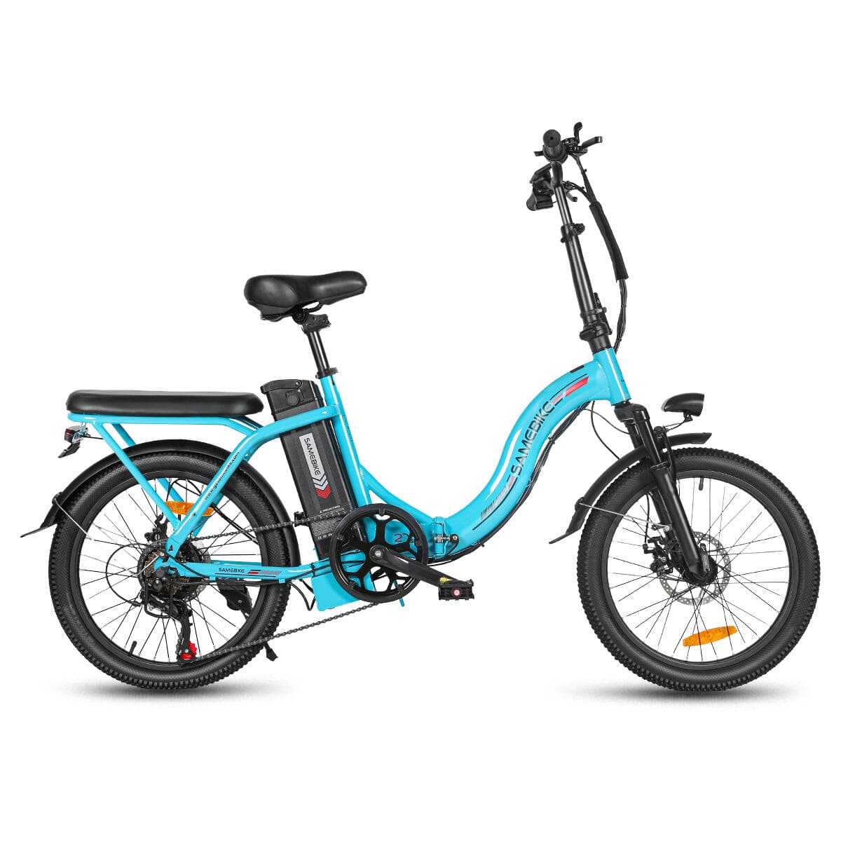 Vélo électrique pliant SAMEBIKE CY20 avec batterie 36 V 12 Ah - Standard