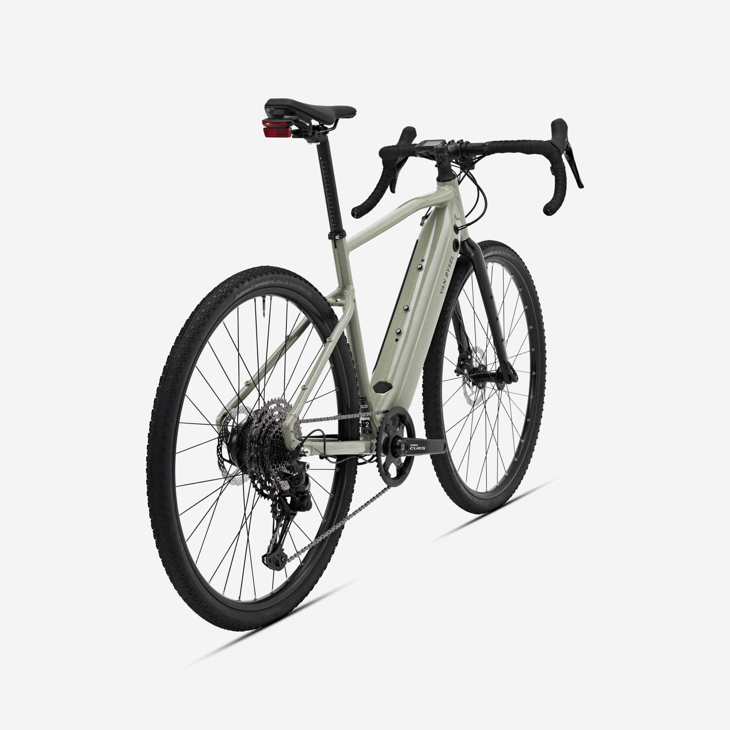 Vélo gravel électrique Shimano Cues 1x11v, E-GRVL AF Discover kaki - S
