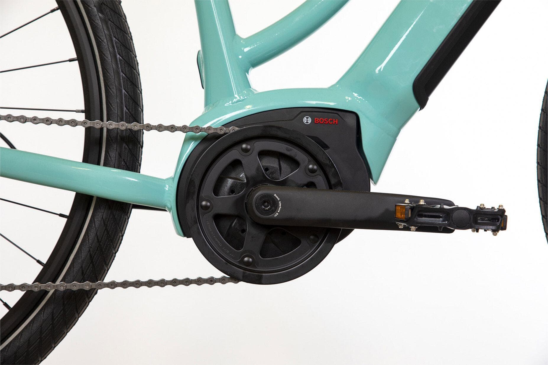 Vélo Fitness Électrique Bicyklet Béatrice Shimano Altus 9V 500 Wh 700 mm Bleu - XL