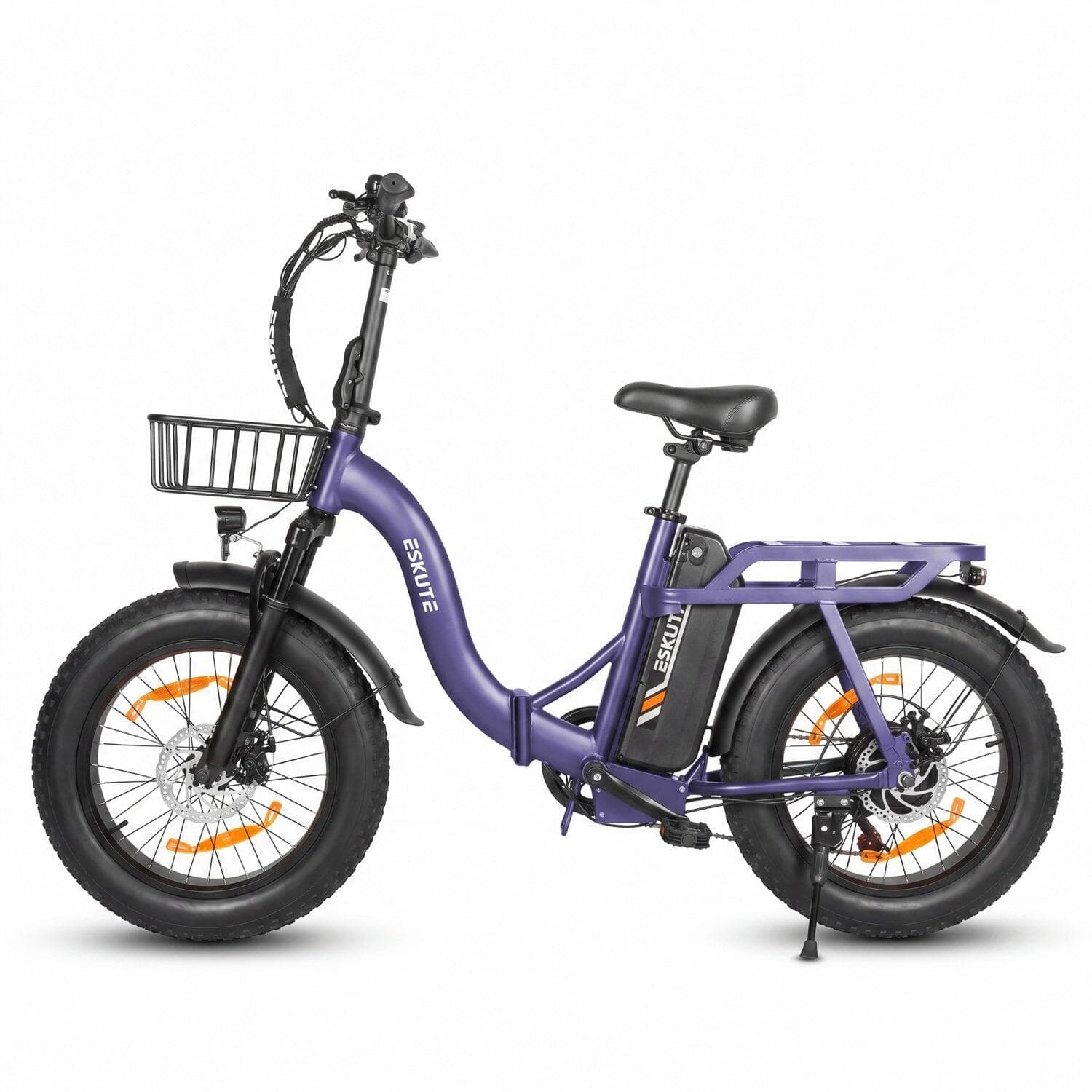 ESKUTE D202 Vélo électrique 250W 48V20.8Ah 20″ Violet - L
