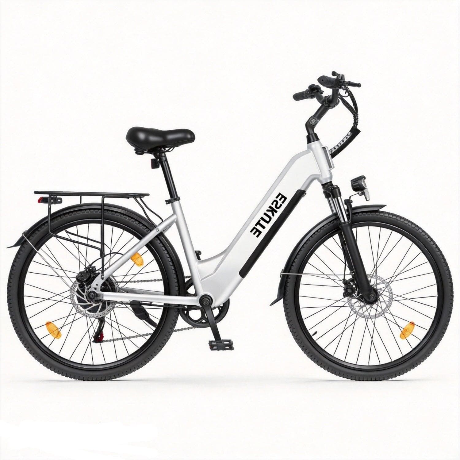 ESKUTE C202 Vélo Électrique 250W 48V17.5Ah 26 » Blanc - Standard