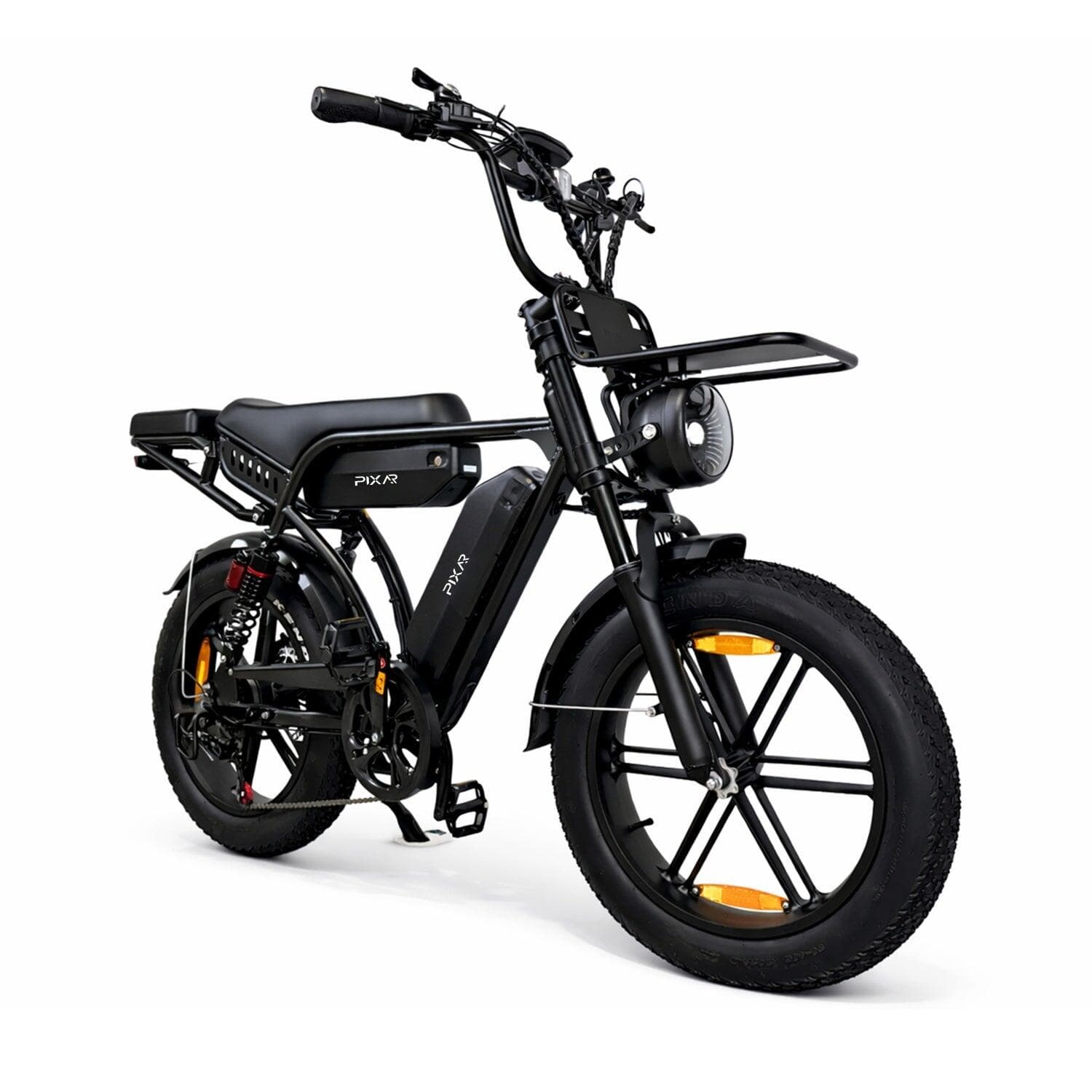 Pixar M9 Vélo Électrique 250W 48V17.5AH+17.5AH 20″ Freins Hydrauliques Noir - M