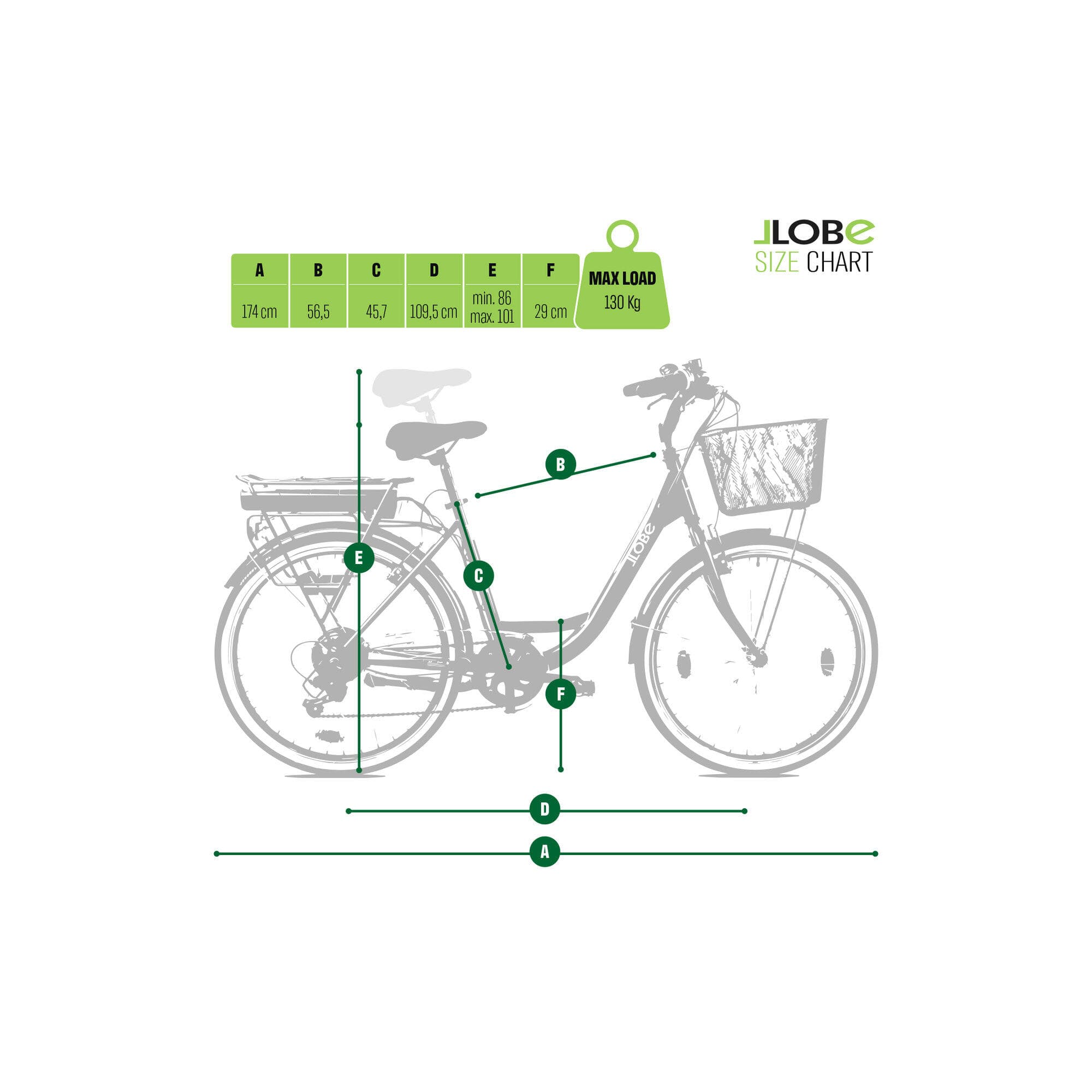 LLOBE City E-Bike 26″ MANDO, beige - L