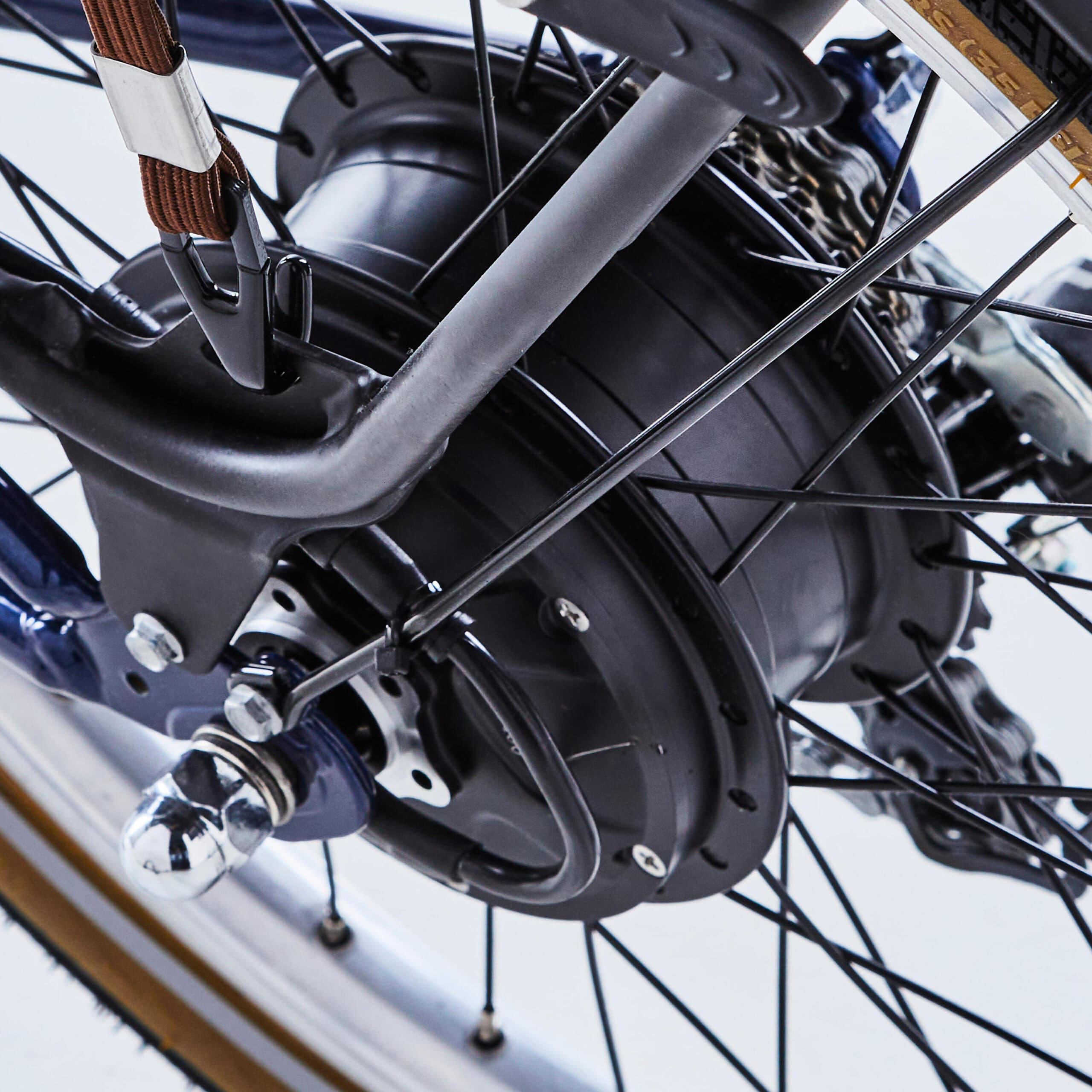 Vélo pliant électrique e fold 500 bleu - M