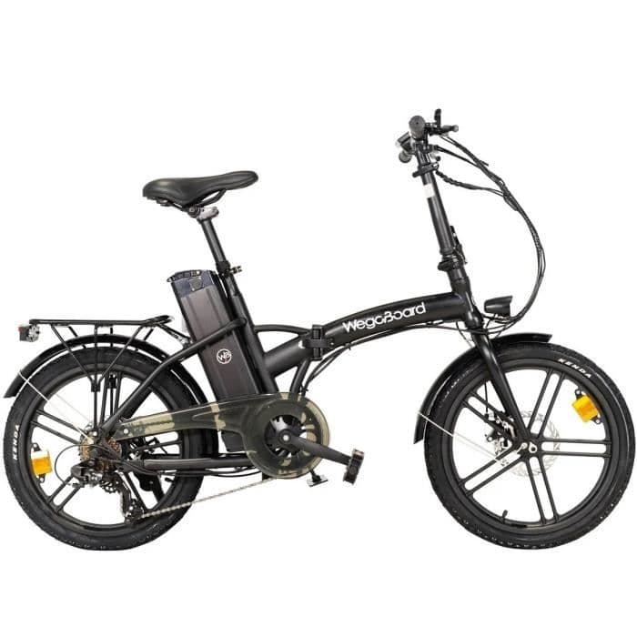Vélo Électrique Pliable – WEGOBOARD – Urban Pro – 20 » Noir 7 vitesses Batterie 36V 10,4 Ah – Autonomie 60 km - L