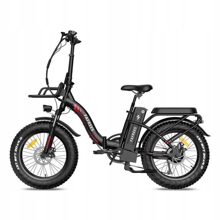 Vélo électrique pliant FAFREES F20 MAX Batterie Samsung 48V 22,5Ah – Autonomie 160 km – 500 W – 20*4.0 pouces – Noir - Standard