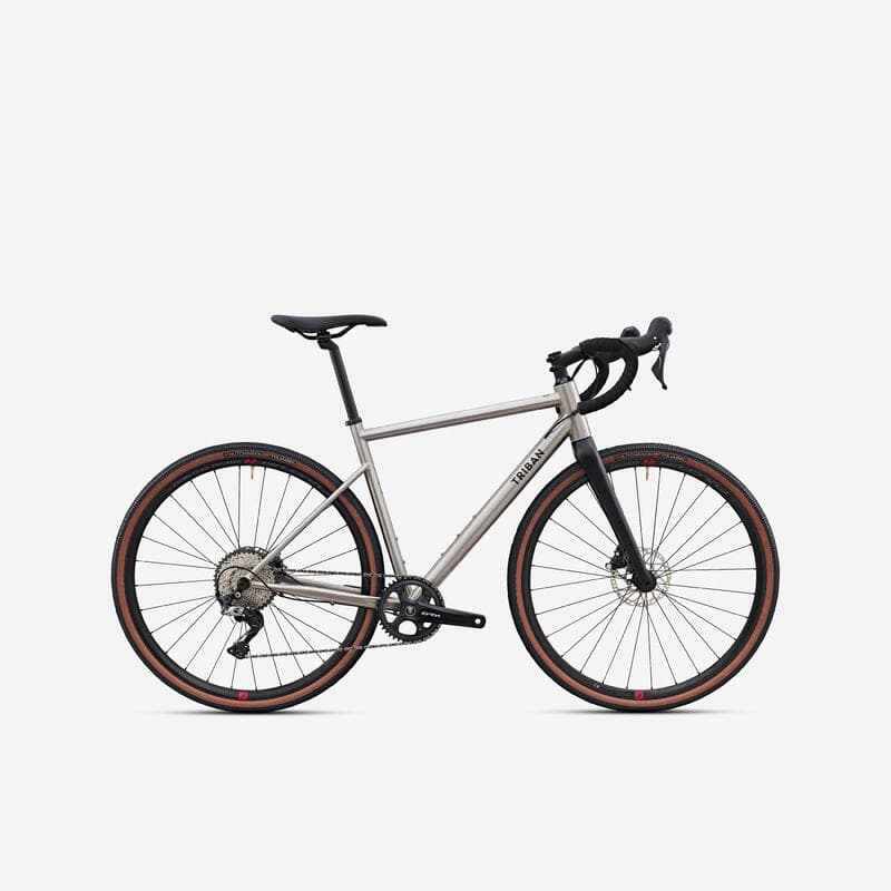 VELO GRAVEL TRIBAN GRVL 900 HOMME Cadre Titane - S