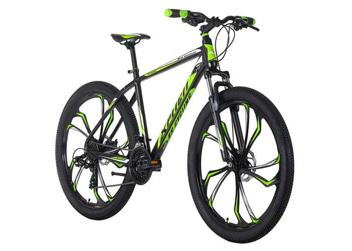 VTT semi-rigide 27,5″ „XPLICIT“ 21 Vitesses noir-vert KS Cycling - L
