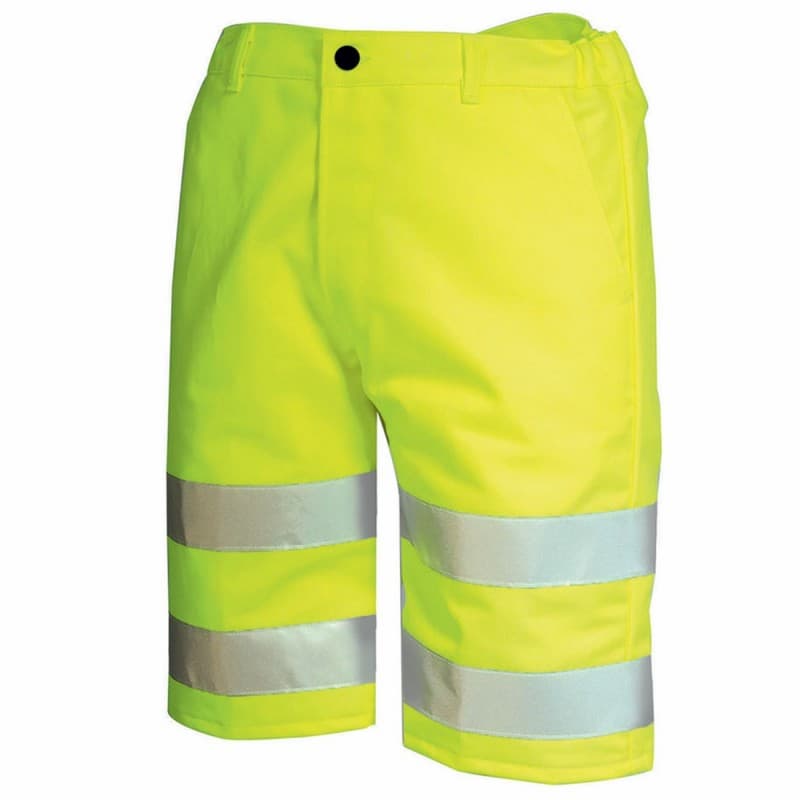 Cepovett - Bermuda de travail haute visibilité FLUO SAFE - XS - Jaune