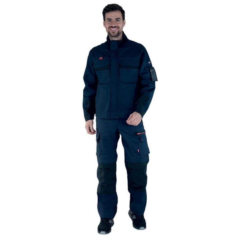 Lafont - Pantalon de travail FORAS - XS - Bleu Marine / Noir