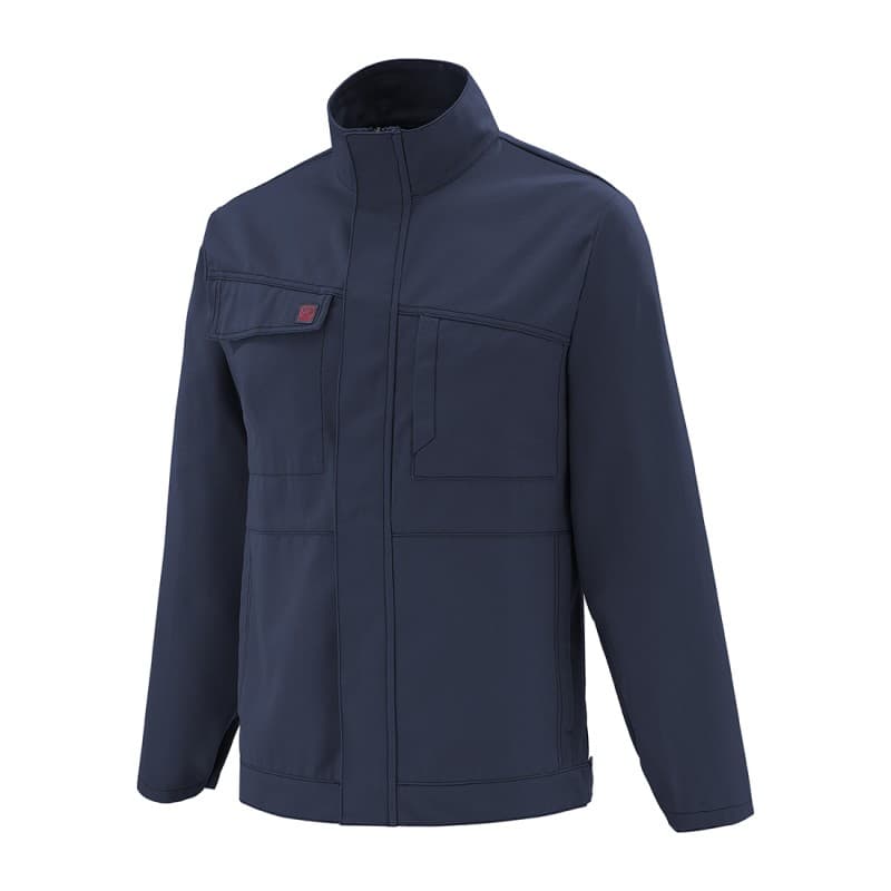 Lafont - Blouson de travail polyester majoritaire JASPE - XS - Bleu Marine