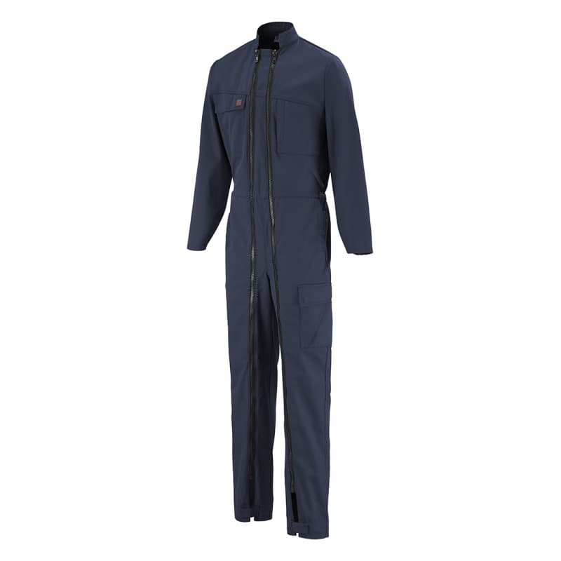Lafont - Combinaison de travail mixte PYROP coton majoritaire - XS - Bleu Marine