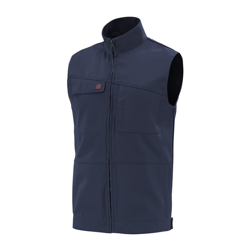 Lafont - Gilet de travail sans manches GRANIT - XS - Bleu Marine