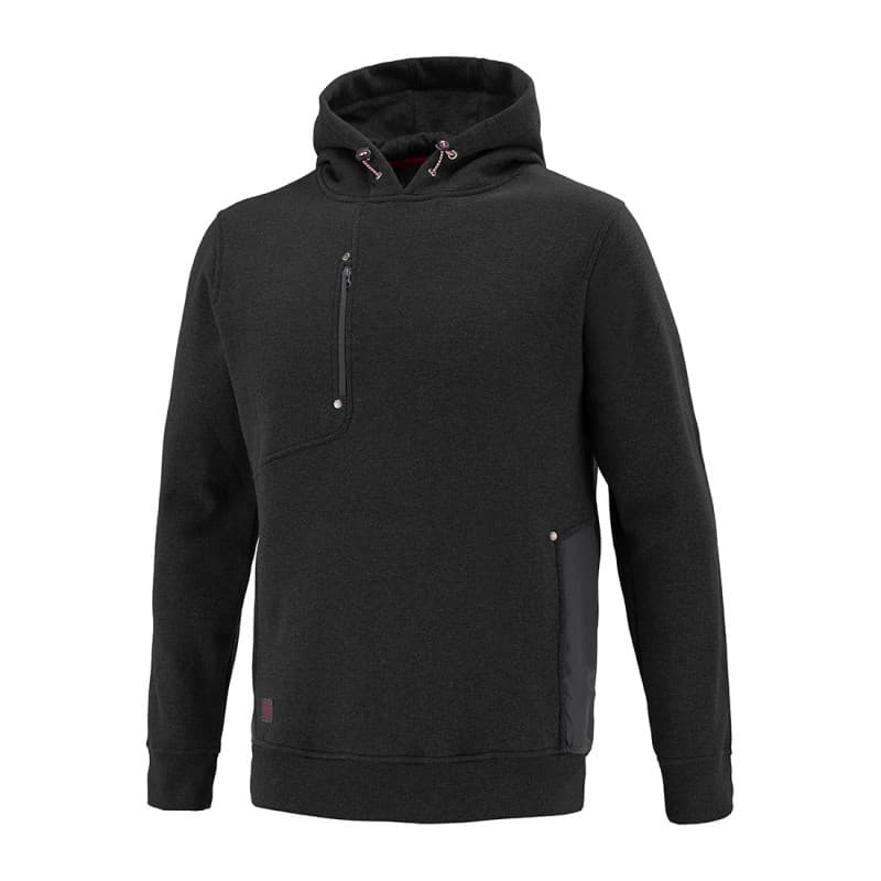 Lafont - Sweat-shirt à capuche mixte POWER - S - Noir / Gris Foncé