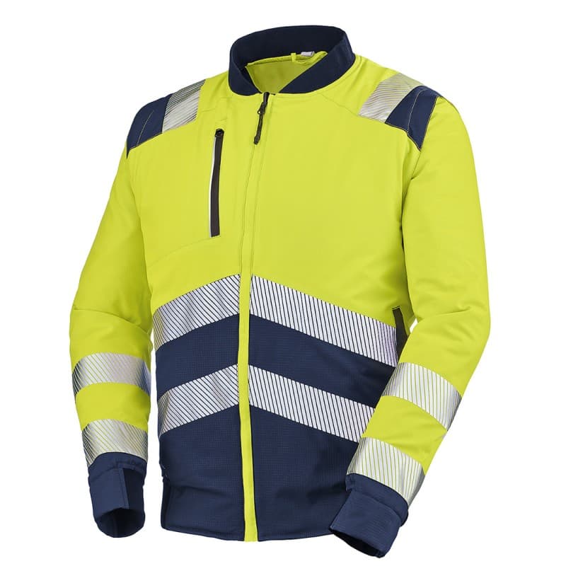 Cepovett - Blouson TEDDY ALPILLES - S - Jaune / Bleu Marine