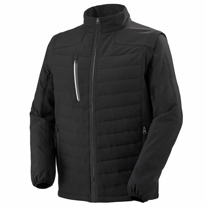 Cepovett - Veste de travail chaude pour l'hiver hybride CARPATES - S - Noir