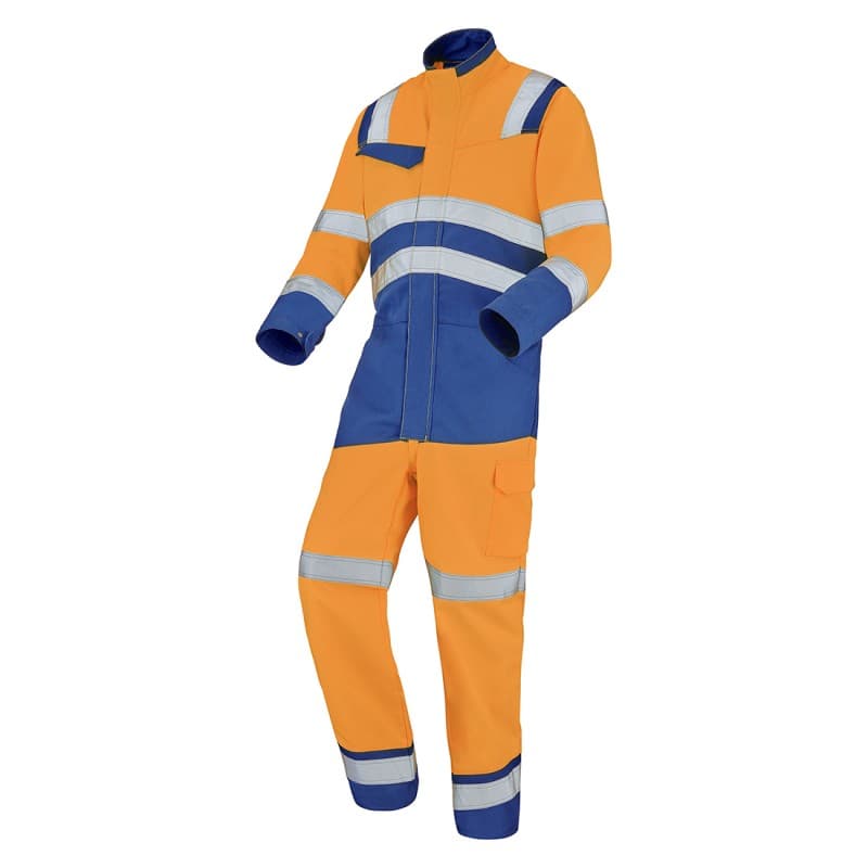Cepovett - Combinaison 1 Fag Fluo Safe XP - XS - Orange / Bleu