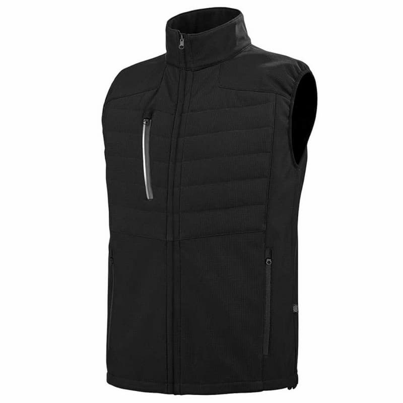 Cepovett - Gilet de travail sans manches matelassé PIRIN - S - Noir