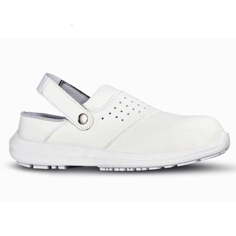 U-Power - Sabots de sécurité pour femmes BREEZE - Environnements chauds - SB E A FO SRC - 35 - Blanc