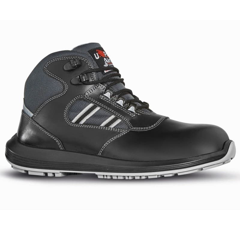 U-Power - Chaussures de sécurité hautes sans métal GIPPO - Environnements humides - RS S3 SRC - 38 - Noir