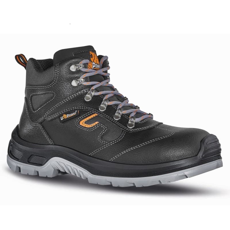 U-Power - Chaussures de sécurité hautes PREMIERE - Environnements humides - S3 SRC - 38 - Noir