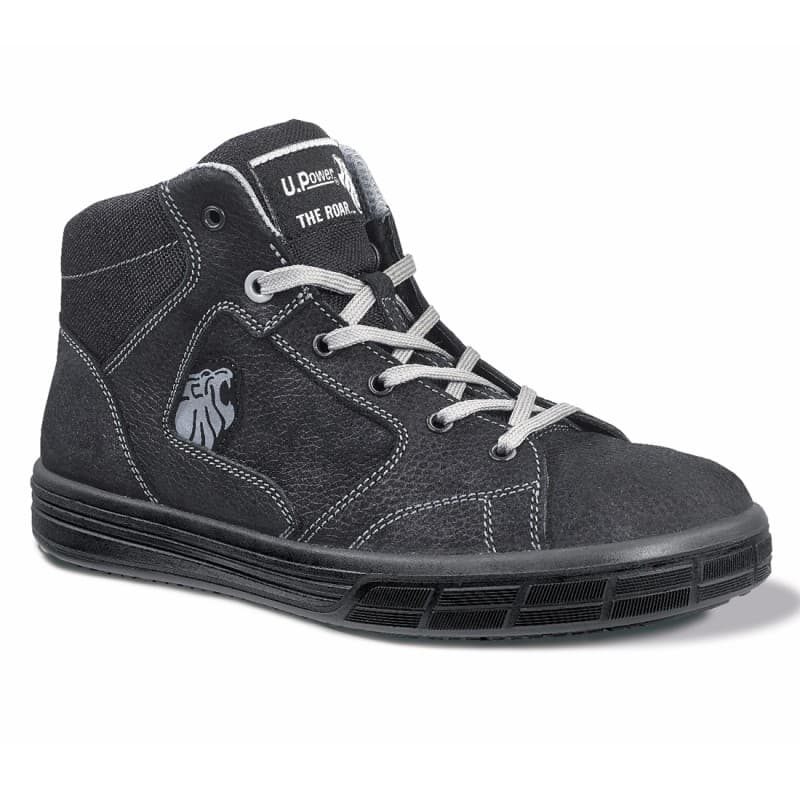 U-Power - Chaussures de sécurité hautes LION - Environnements humides - S3 SRC - 47 - Gris / Vert