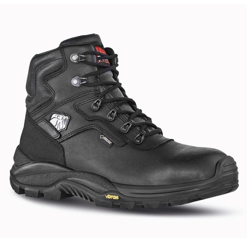 U-Power - Chaussures de sécurité hautes en goretex sans métal DROP GTX - Environnements humides - S3 HRO HI CI WR SRC - 38 - Noir