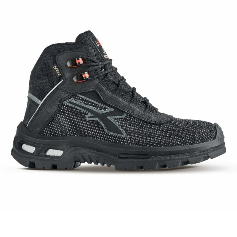 U-Power - Chaussures de sécurité hautes en goretex anti abrasion DOMINATION - Environnements exigeants - RS S3 WR HI HRO SRC CI - 35 - Noir