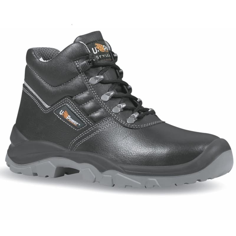 U-Power - Chaussures de sécurité montantes REPTILE L en cuir hydrofuge et embout acier RS S3 - 35 - Noir