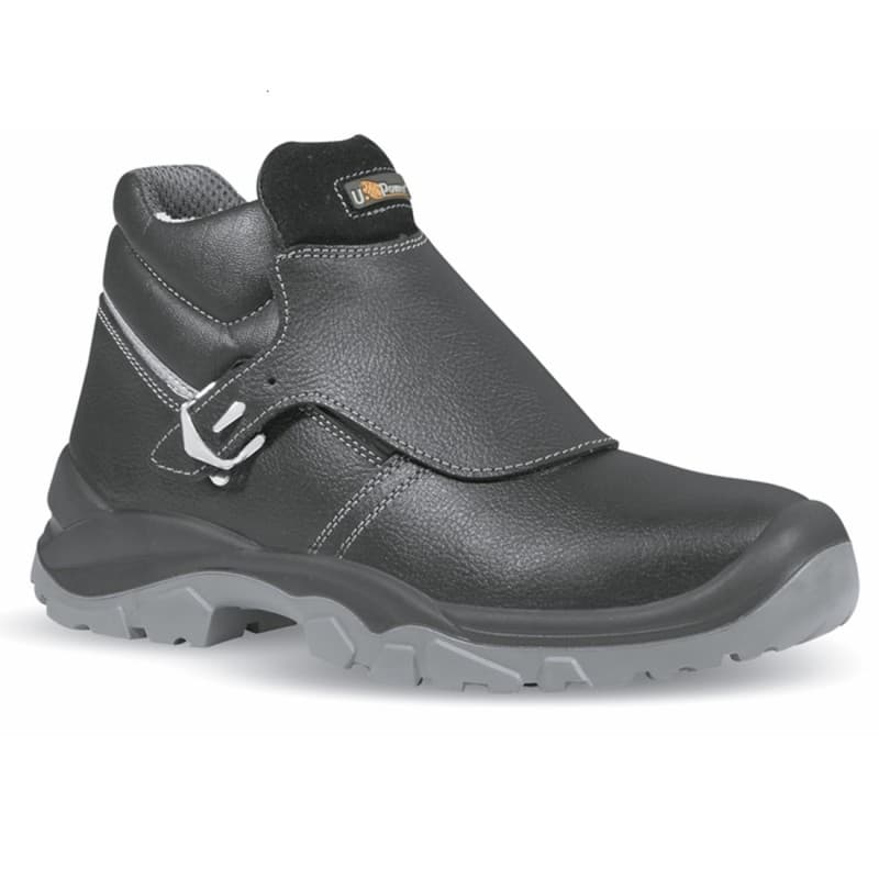 U-Power - Chaussures de sécurité hautes classiques et robustes CROCODILE - Environnements de soudure - S3 SRC - 38 - Noir