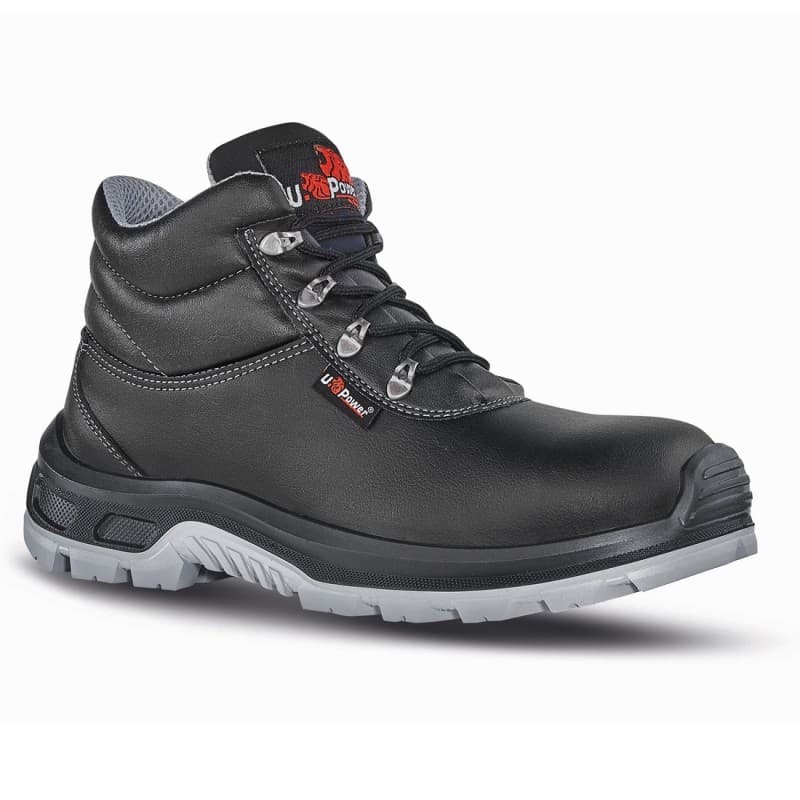 U-Power - Chaussures de sécurité hautes classiques ENOUGH - Environnements humides - S3 SRC - 35 - Noir
