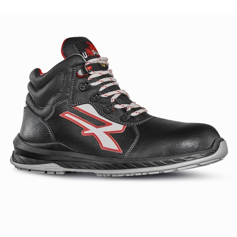 U-Power - Chaussures de sécurité hautes anti perforation BOSTON - Usage général - RS S3 SRC ESD CI - 35 - Noir