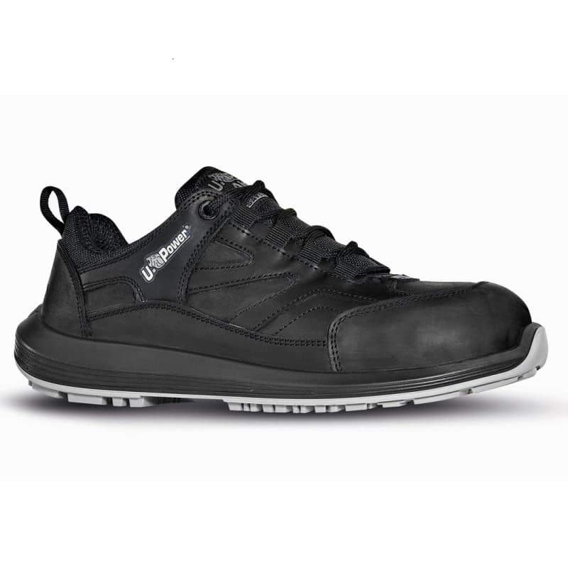 U-Power - Chaussures de sécurité basses sans métal YUKON - Environnements humides - S3 SRC - 35 - Noir